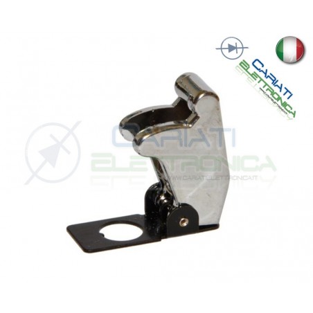 COVER INTERRUTTORE A LEVA CROMATO CHROME Missile Style Toggle Switch Flick
