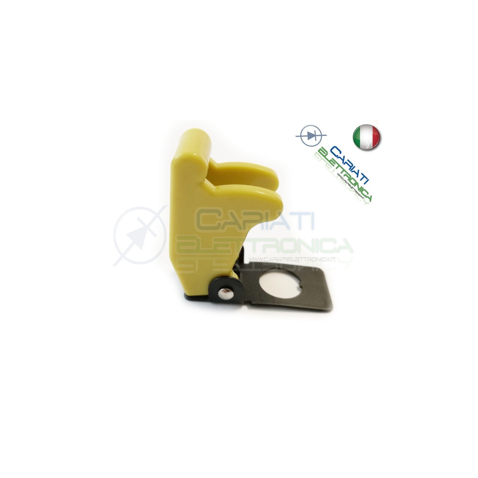 COVER INTERRUTTORE A LEVA GIALLO SENAPE Missile Style Toggle Switch Flick