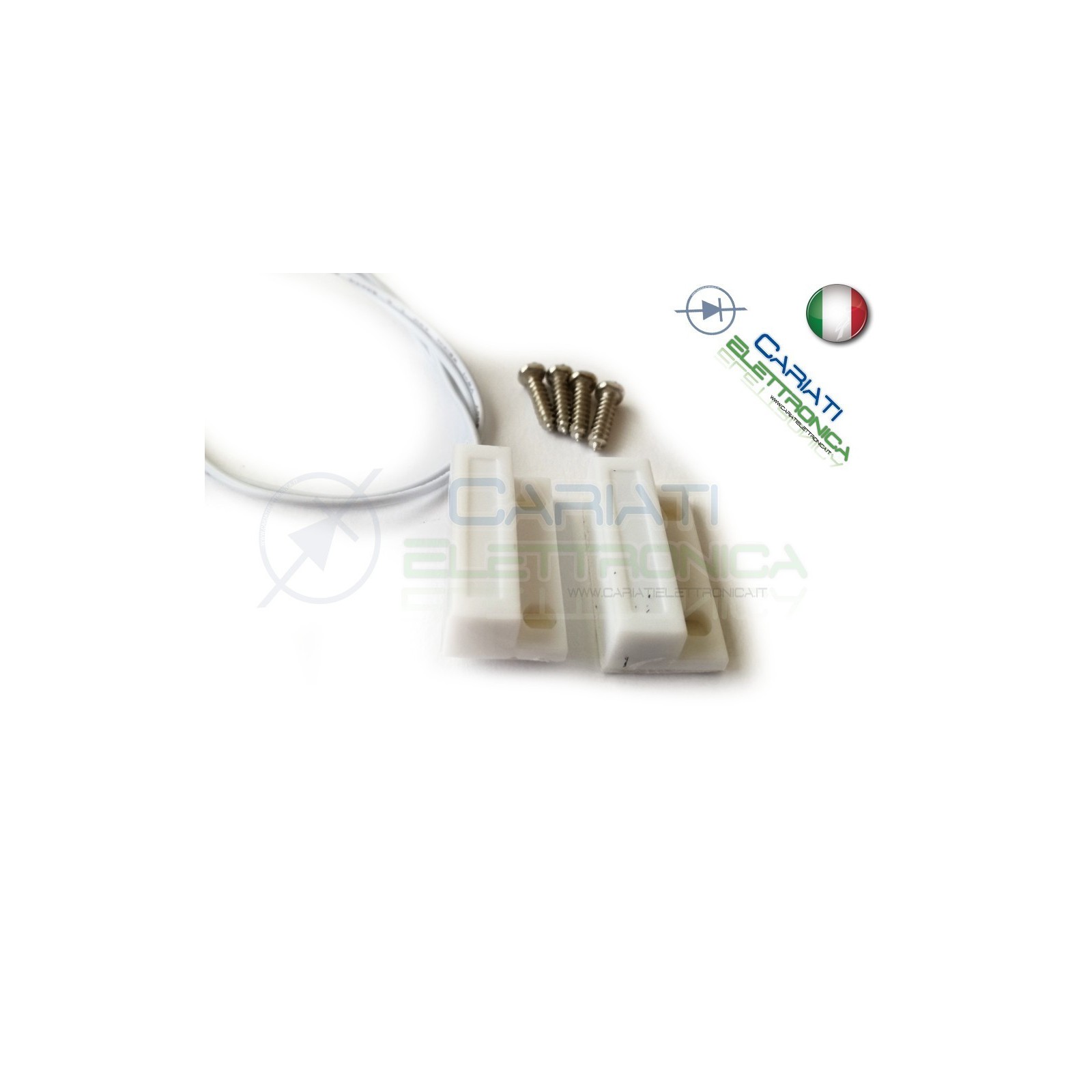 CONTATTO MAGNETICO ESTERNO IN ABS PLASTICA BIANCO