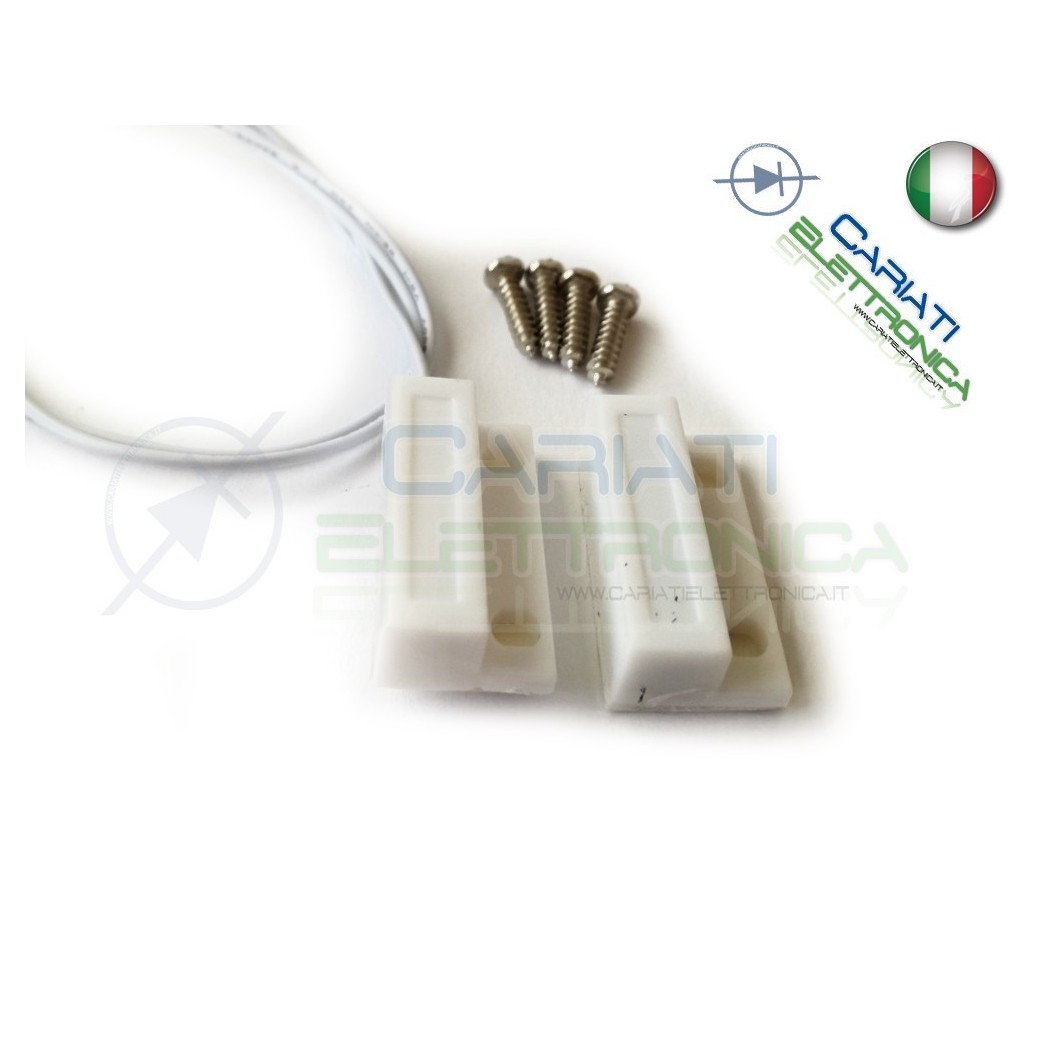 CONTATTO MAGNETICO ESTERNO IN ABS PLASTICA BIANCO