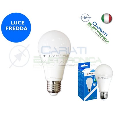 LAMPADA LAMPADINA LED V-TAC E27 12W VT-1864 LUCE FREDDA 1055Lm 6400k SKU 4230Vtac