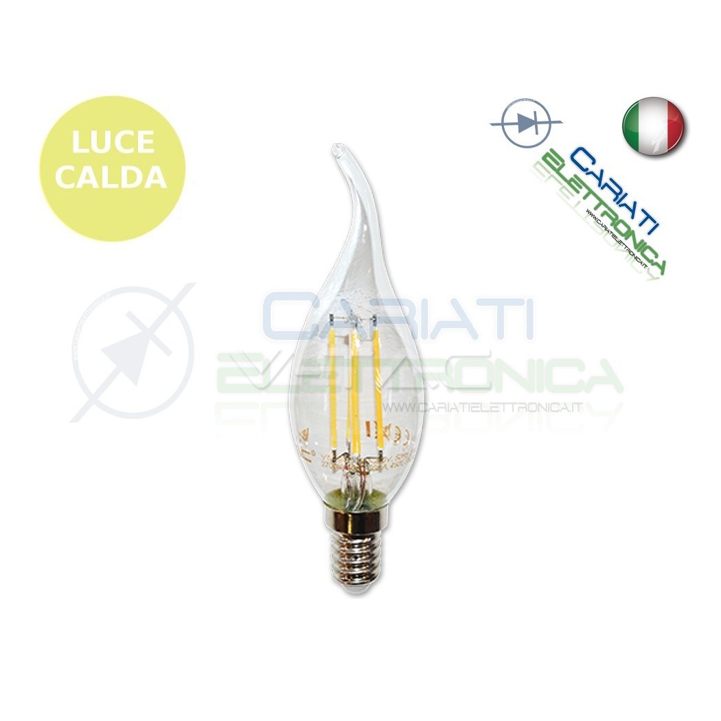 LAMPADA LAMPADINA LED V-TAC E14 4W VT-1997 LUCECALDA 400Lm 2700k SKU 4302Vtac