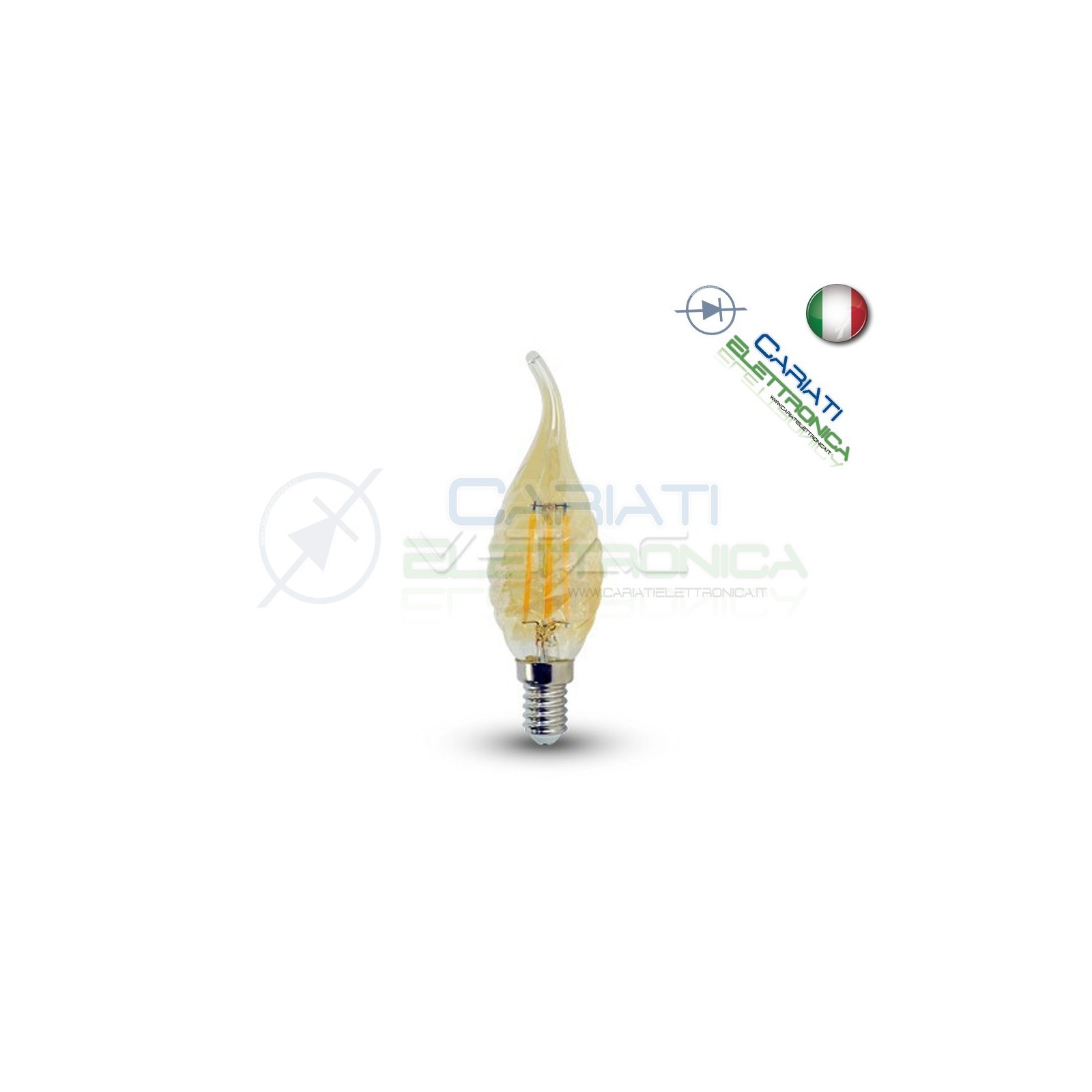 LAMPADA LAMPADINA LED V-TAC E14 4W VT-1947 LUCE CALDA 350Lm 2700k SKU 7116Vtac