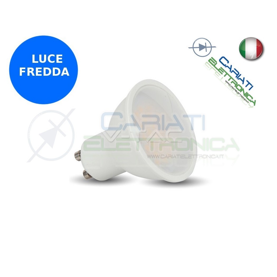 LAMPADA FARETTO LED V-TAC GU10 3W VT-1933 LUCE FREDDA 210Lm 6400k SKU 7128
