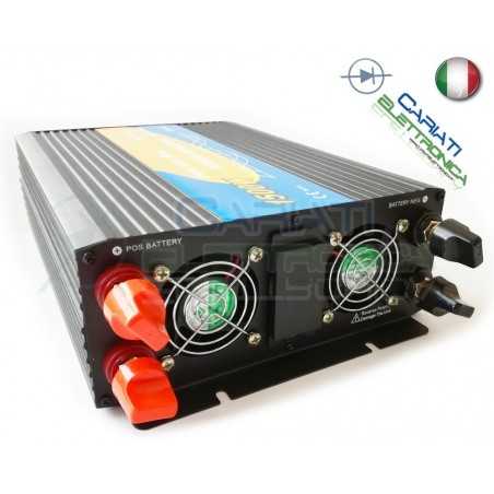 POWER INVERTER 1500W MAX 3000W WATT ONDA SINUSOIDALE PURA 12V DC 230V