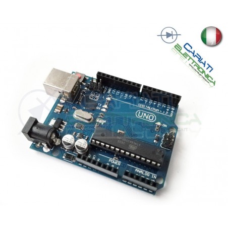 STARTER KIT ARDUINO UNO Rev.3 COMPATIBIE con microcontrollore ATmega328