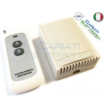Scheda Ricevente Ricevitore 12V 433 Mhz 2 Relè Canali con Telecomando