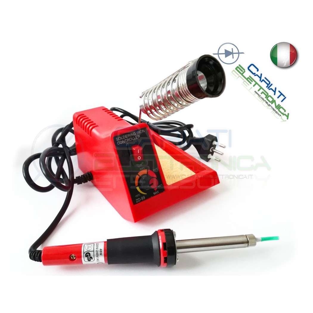 STAZIONE SALDANTE SALDATORE PROFESSIONALE 48W TEMPERATURA REGOLABILE