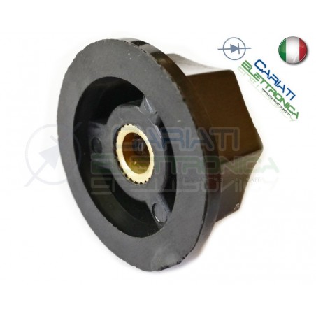 MANOPOLA POMELLO KNOB FENDER POTENZIOMETRO AUDIO ASSE 6mm D 33.5mm