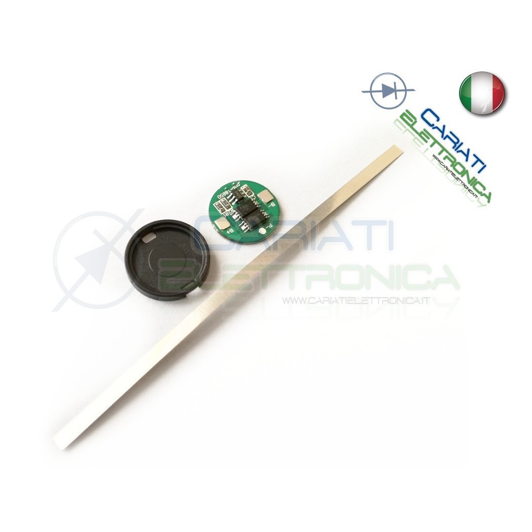 BMS Circuito di protezione per 1 batteria Litio Li-ion PCB battery Generico