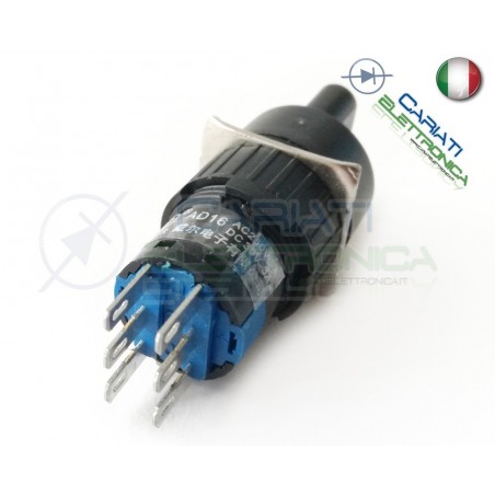 INTERRUTTORE DEVIATORE DP3T ON OFF ON 6 pin