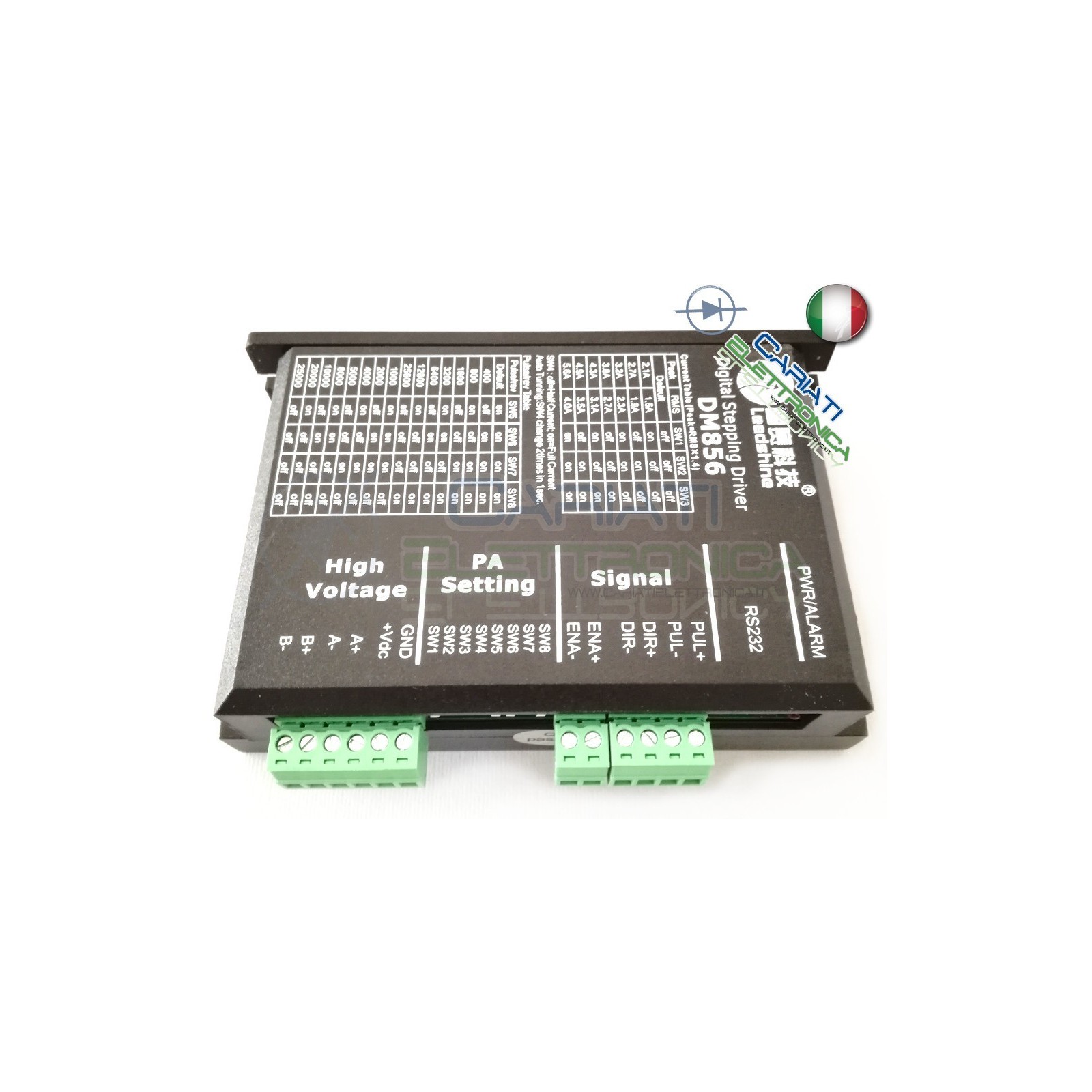 Azionamento Leadshine DM856 CNC Stepper Drive motor 5.6 A per NEMA 17 23 34
