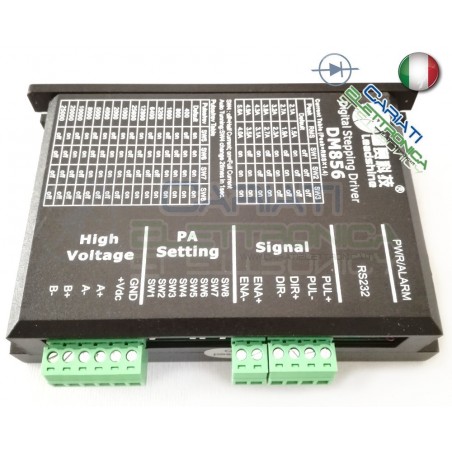 Azionamento Leadshine DM856 CNC Stepper Drive motor 5.6 A per NEMA 17 23 34