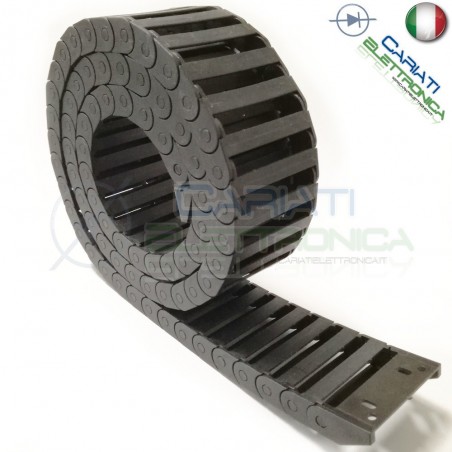 Catena Nera Passacavi Portacavi Porta Cavo 10x40mm 1 metro CNC Stampante 3D Generico