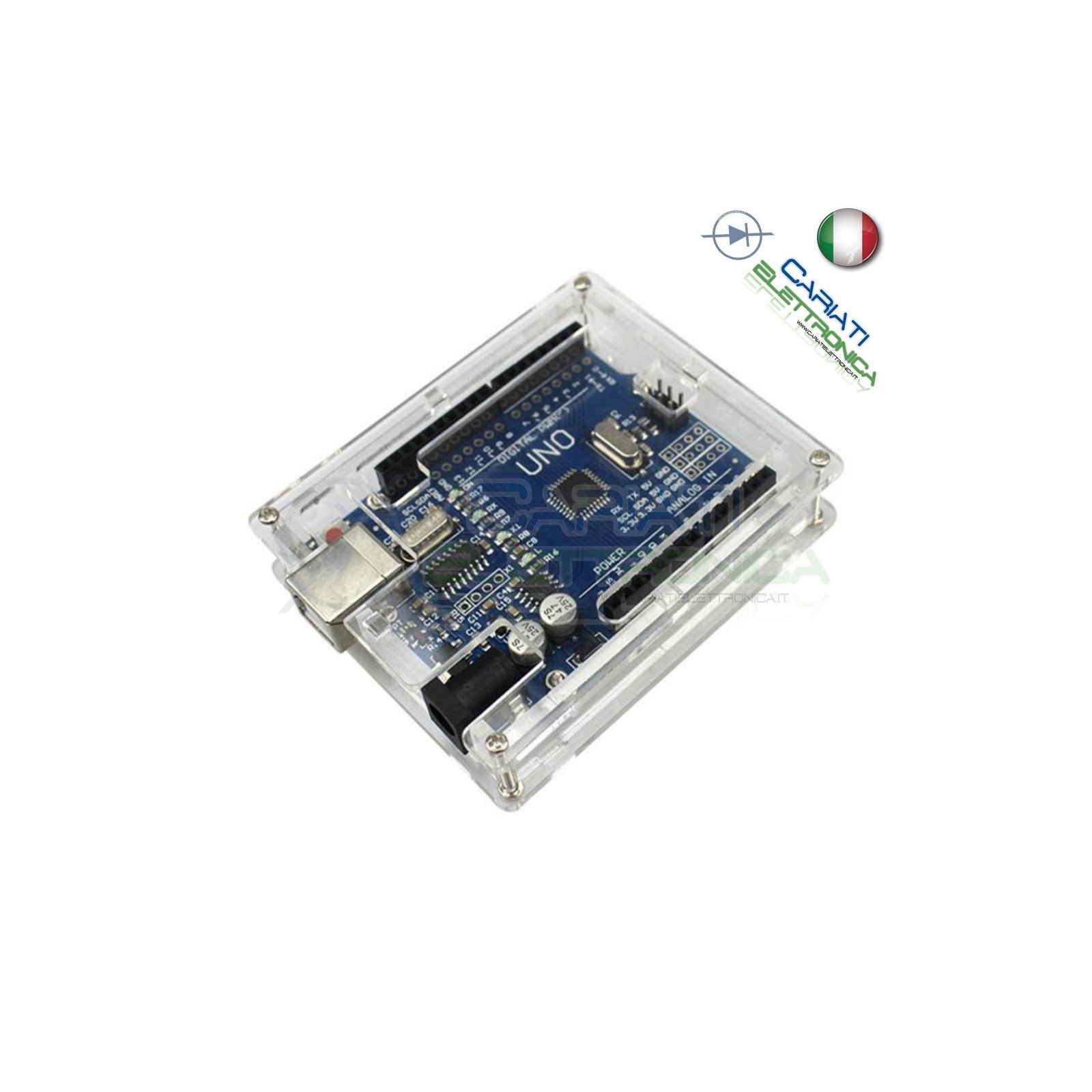 Involucro case scatola contenitore protezione per Arduino UNO BOX