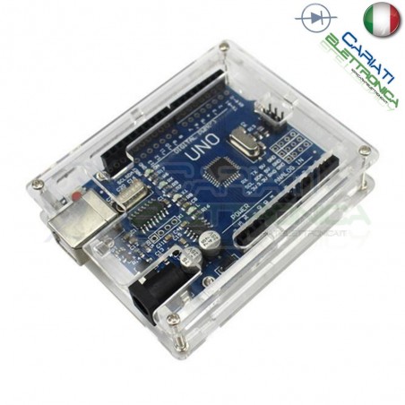 Involucro case scatola contenitore protezione per Arduino UNO BOX