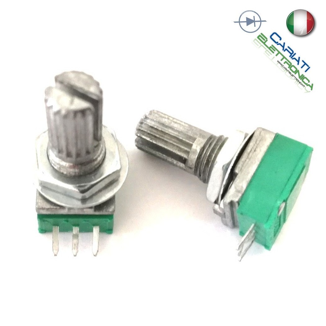 1 Pezzo Potenziometro Lineare 20 Kohm B20K RK097N 15mm Audio AmplificatoreGenerico