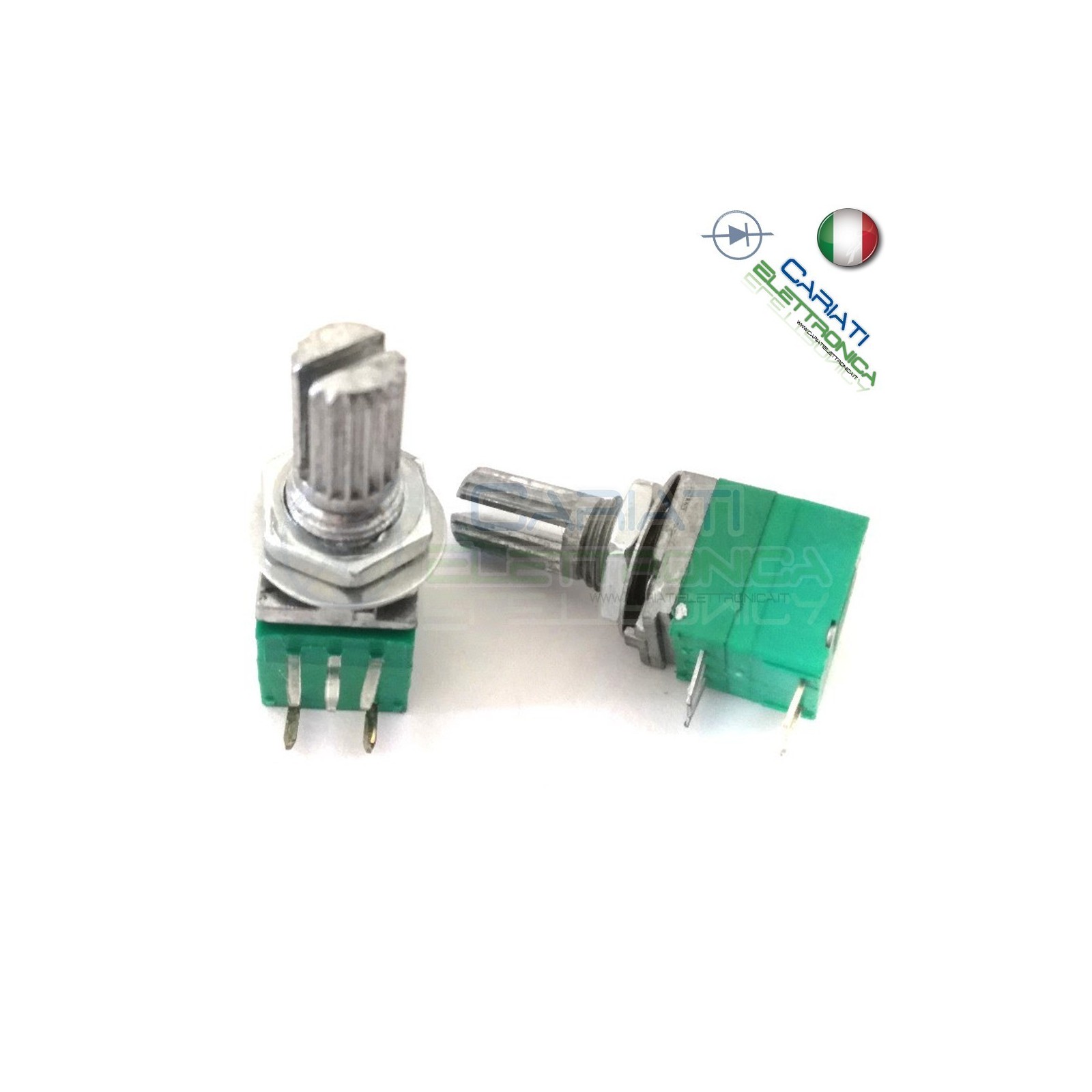 Potenziometro Lineare 5 Kohm B5K RV097NS 15mm con INTERRUTTORE Generico