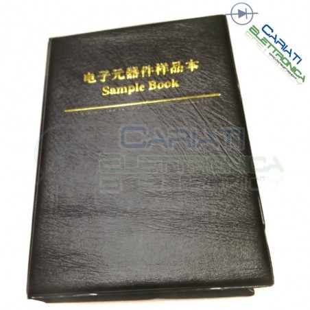 Libro Resistenze SMD 0805 1% KIT da 8500 pezzi 170 valori 170x50pezzi Generico