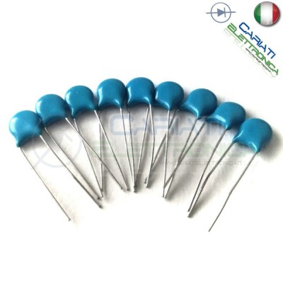 10 PEZZI Condensatore Ceramico a Disco 470 pF 470pF 2KV Passo 5mmGenerico