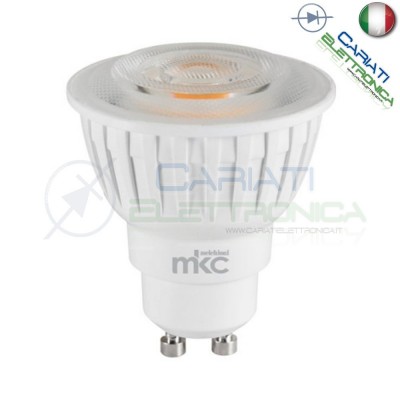 Lampada Lampadina Faretto Luce LED GU10 230V 7,5W BIANCO CALDO 2700k 540Lm