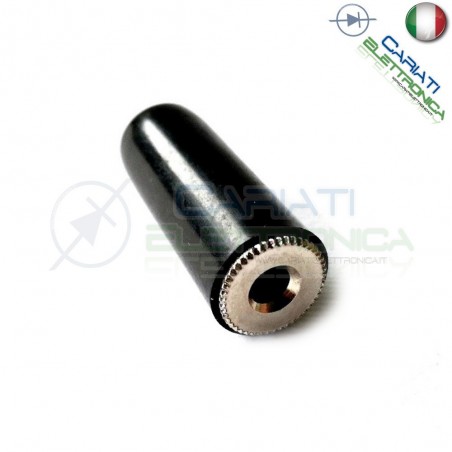 2 PEZZI PRESA JACK FEMMINA STEREO 3.5mm 3.5 mm senza guidacavo connettore