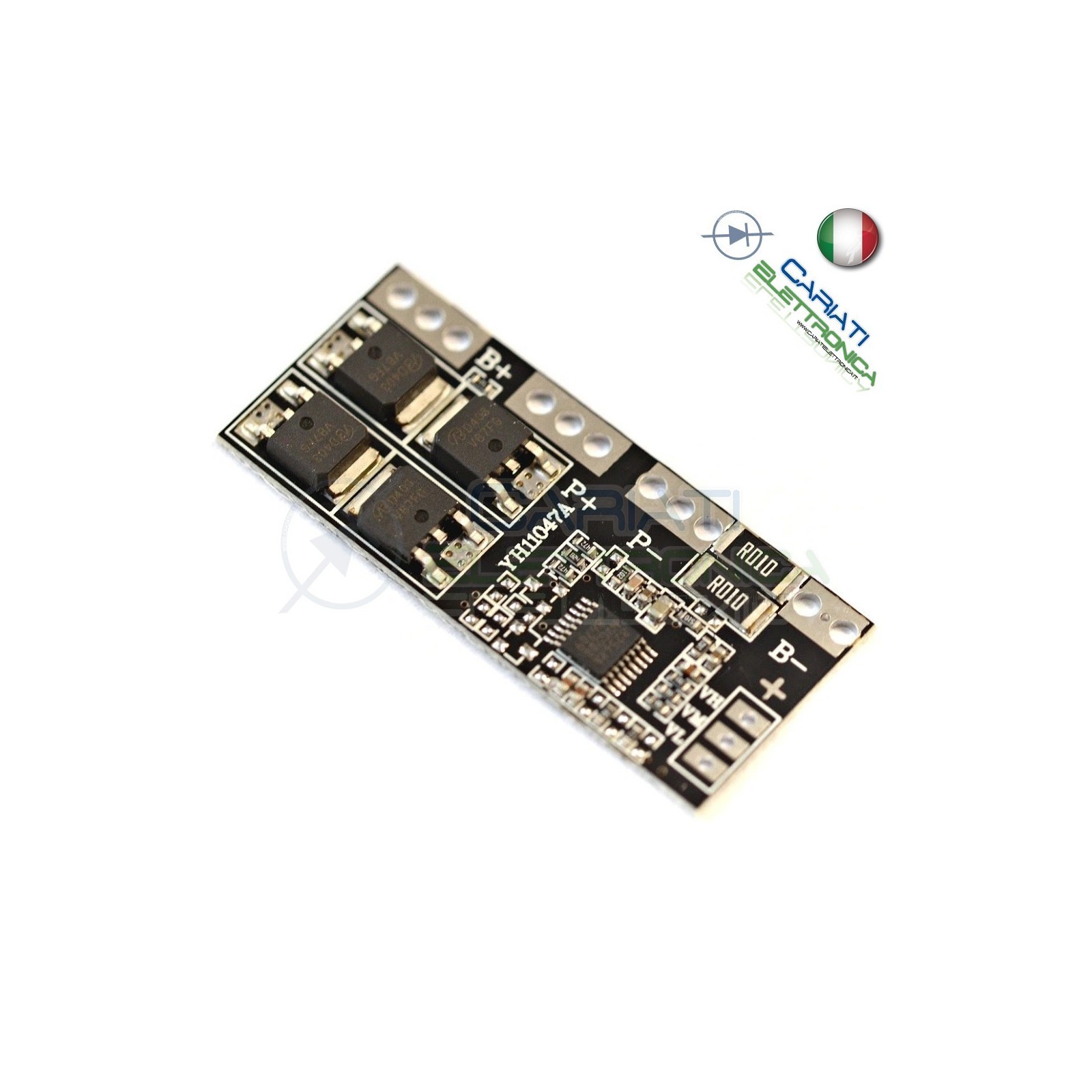 Circuito di protezione per 4 batterie 18650 Litio Li-ion PCB battery 16.8V 15A