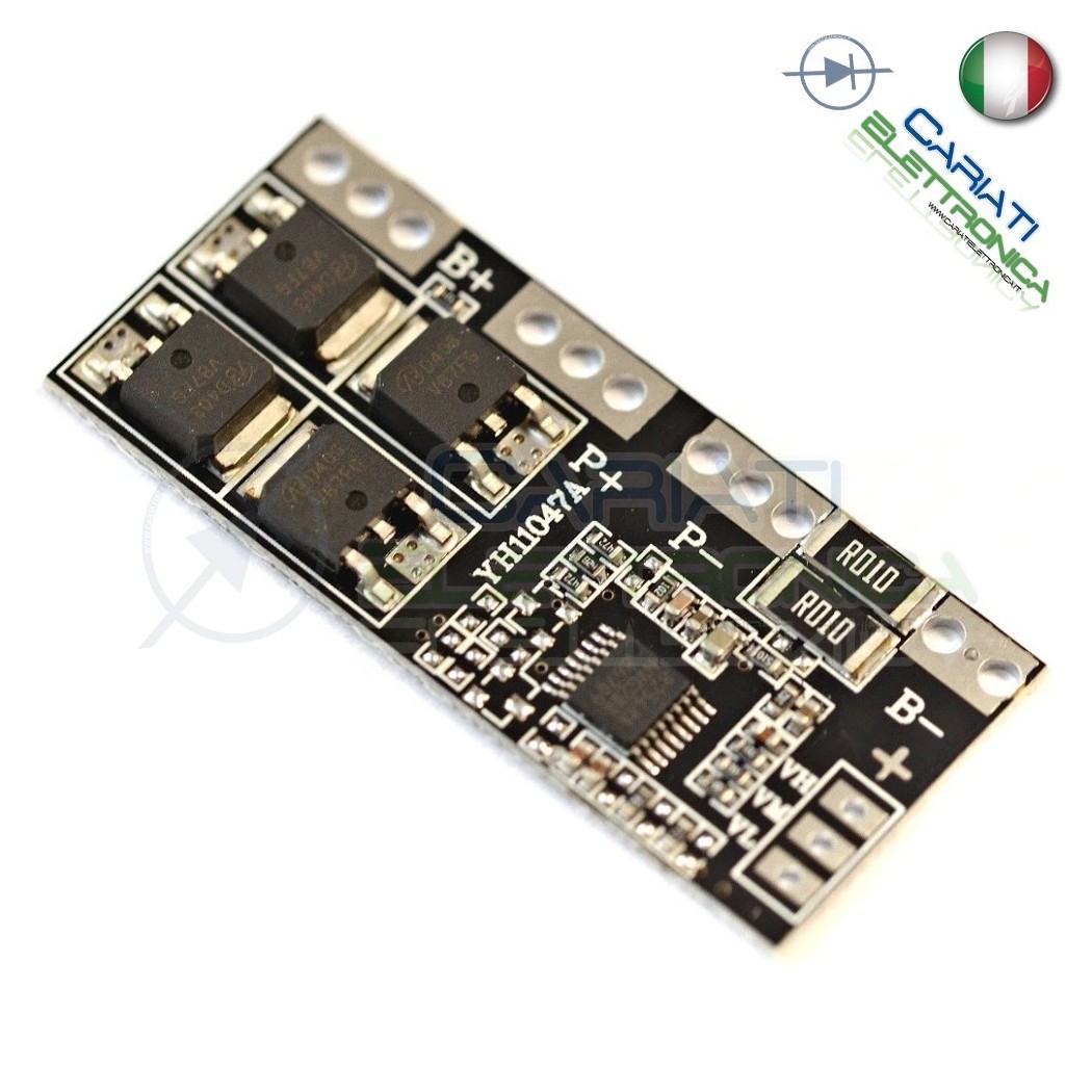 BMS Circuito di protezione per 4 batterie Litio Li-ion PCB battery 16.8V 15A