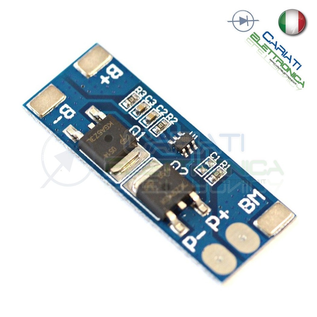 Bms Circuito di protezione per 2 batterie Litio Li-ion PCB battery 8.4V 8A Generico