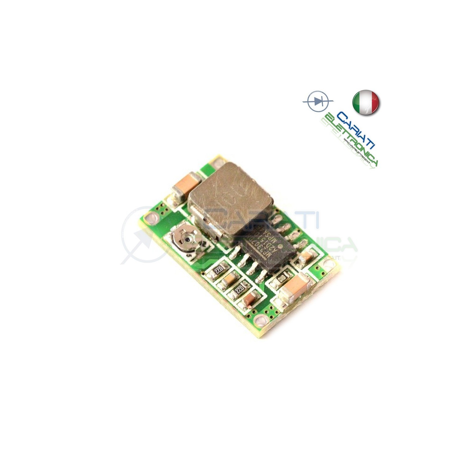 Convertitore Regolabile DI TENSIONE DC-DC Step Down Buck 4.75-23V 1-17V DC