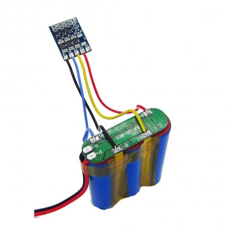 Circuito di bilanciamento tensione carica scarica batterie li-ion 18650Generico