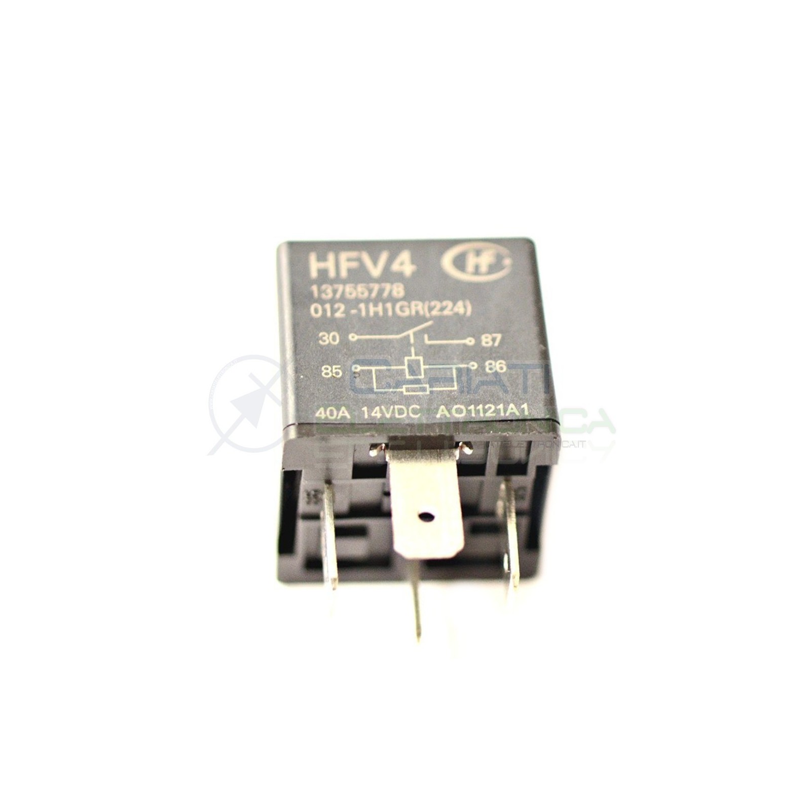 Relè Relay Auto Camper Universale 4 Contatti HFV4 12v 30A 40AHONGFA RELAY