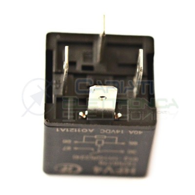 Relè Relay Auto Camper Universale 4 Contatti HFV4 12v 30A 40AHONGFA RELAY