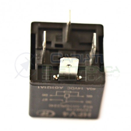 HFV4 Relè 12v 30A 40A Relay Auto Camper Universale 4 Contatti HONGFA RELAY