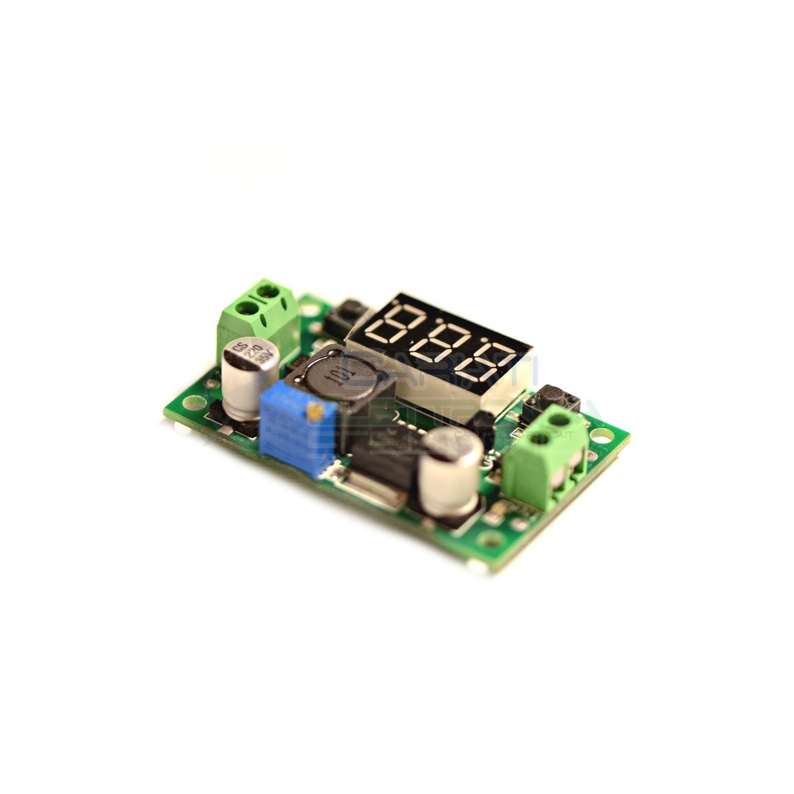 Convertitore regolabile STEP DOWN 3A DC DC LM2596S con VoltometroGenerico