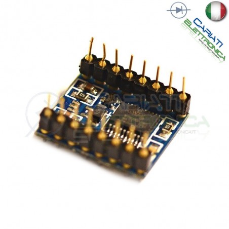 Modulo lettore audio WTV020 arduino shield musica suono 16 pin