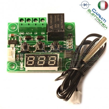 MODULO W1209 TERMOSTATO DIGITALE CONTROLLO DI TEMPERATURA -50° 110°C + SONDA NTC Generico