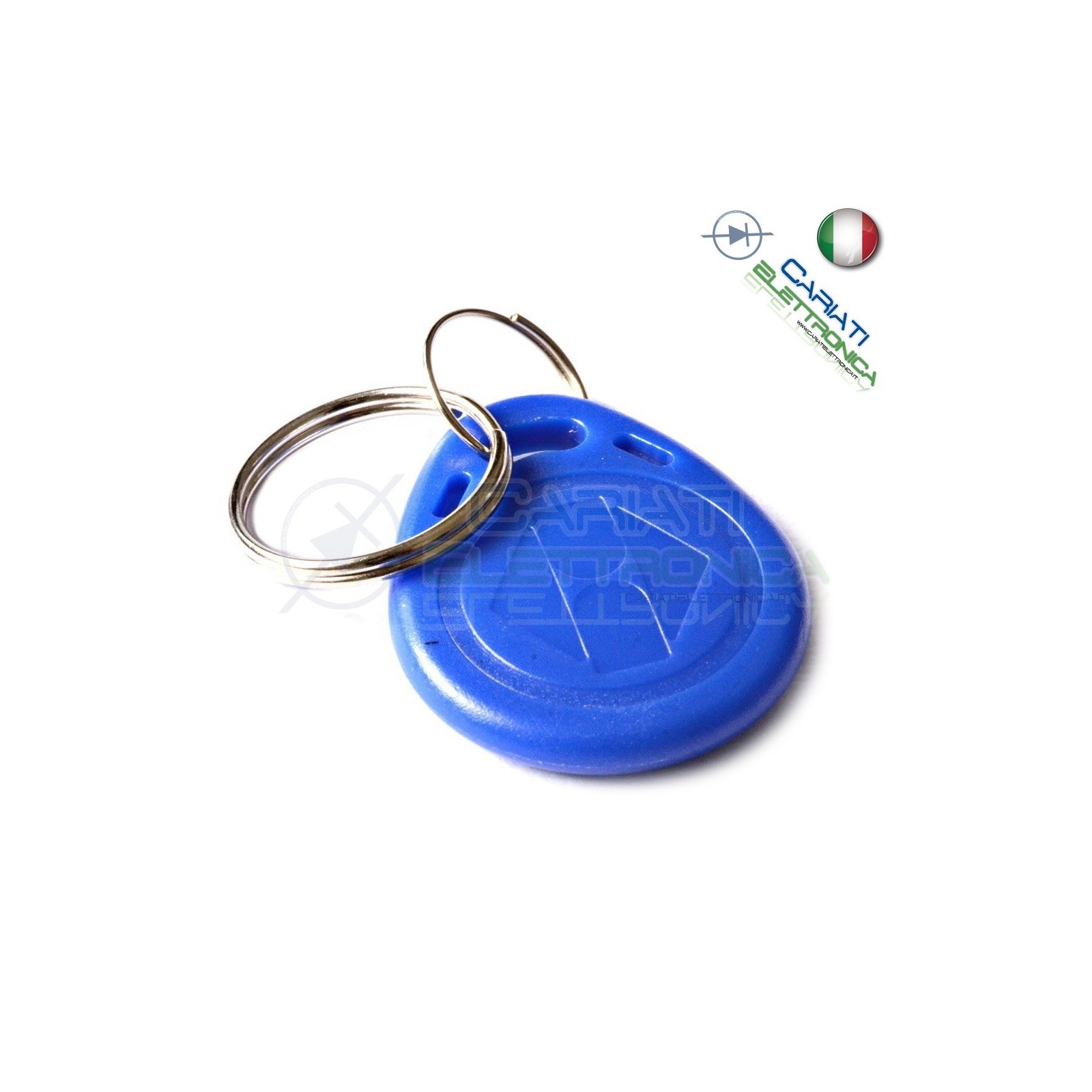 CHIAVE TRANSPONDER TAG RFID BLU compatibile 125KHz
