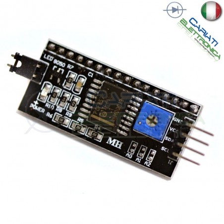 Interfaccia I2C per display LCD 16x2 HD44780 per ArduinoGenerico