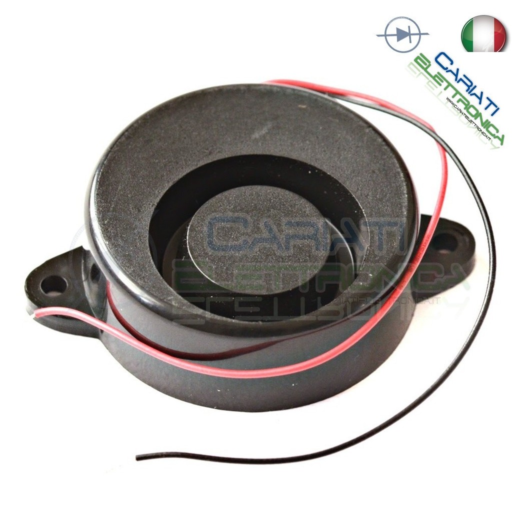 Sirena piezoelettrica 5-15V 12V con terminali a filo PS-583Q HITPOINTHitpoint