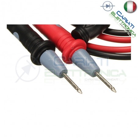 Puntali Cavi per Tester CAT II 1000V 10A Multimetro