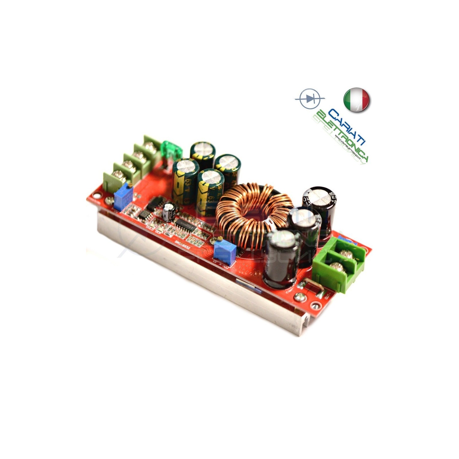 Convertitore regolatore di tensione DC DC Step Up Boost 10-60 V a 12-80 V DC 10A
