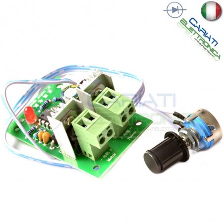 PWM Driver Motore Dimmer REGOLATORE di velocità giri 5A 10A 12V max 36V