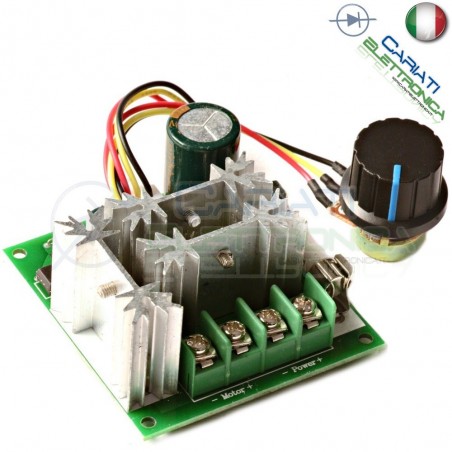 PWM Driver Motore Dimmer REGOLATORE di velocità giri 15A 6V 12V max 90VGenerico