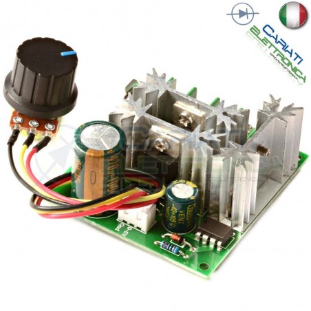 PWM Driver Motore Dimmer REGOLATORE di velocità giri 15A 6V 12V max 90VGenerico