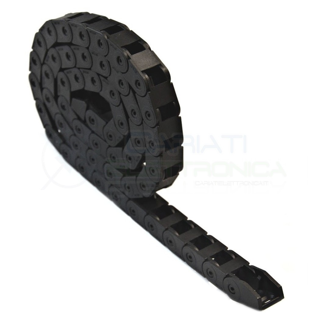 Catena Nera Passacavi Portacavi Porta Cavo 10x10 mm 1 metro CNC Stampante 3D