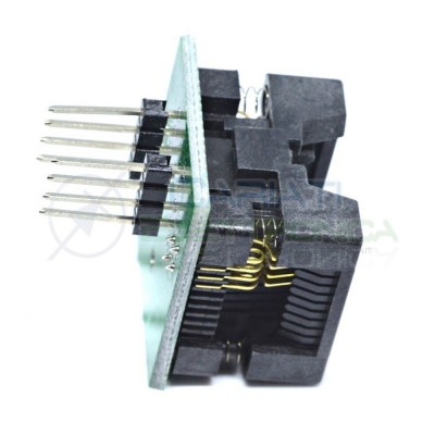 Adattatore Basetta Test PCB Programmazione SOP8 a DIP8