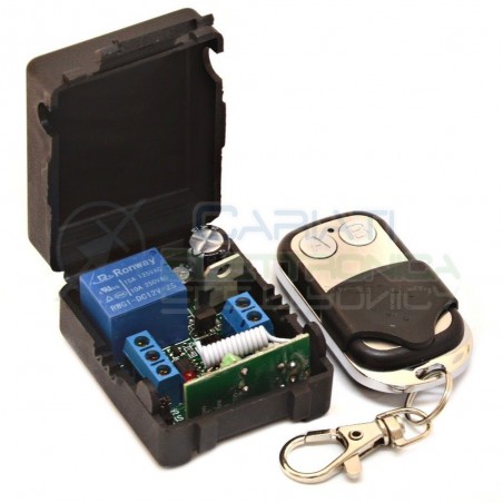 Scheda Ricevente Ricevitore 12V 433 Mhz 1 Relè Canale con Telecomando
