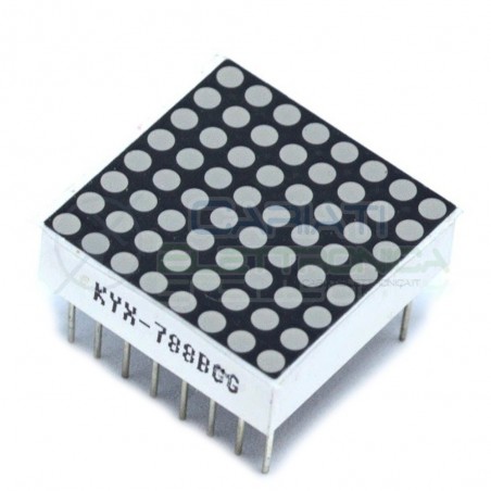 Matrice Matrix Led VERDE 8X8 20x20mm 788B