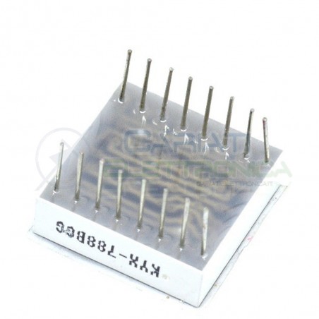 Matrice Matrix Led VERDE 8X8 20x20mm 788B